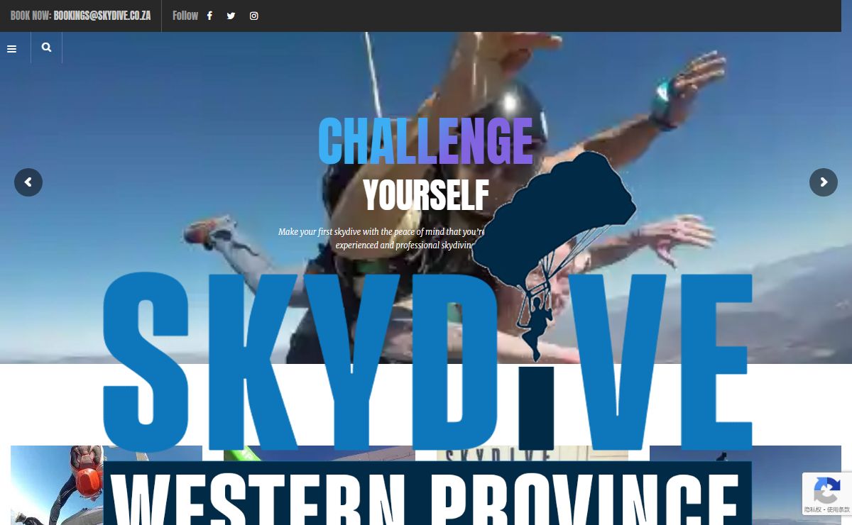 Skydive Western Province | Skydiving Courses & Tandems