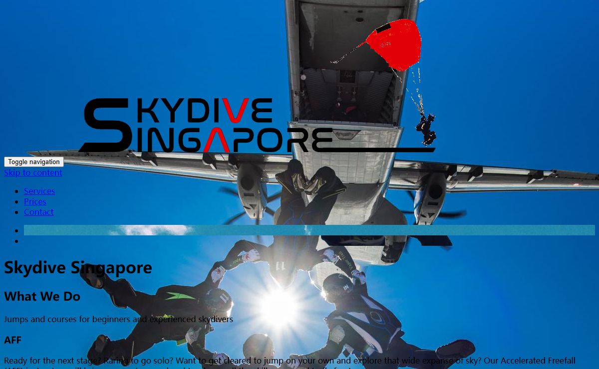 Skydive Singapore - Learn to skydive from USPA Tandem and AFF instructors based in Singapore and Southeast Asia