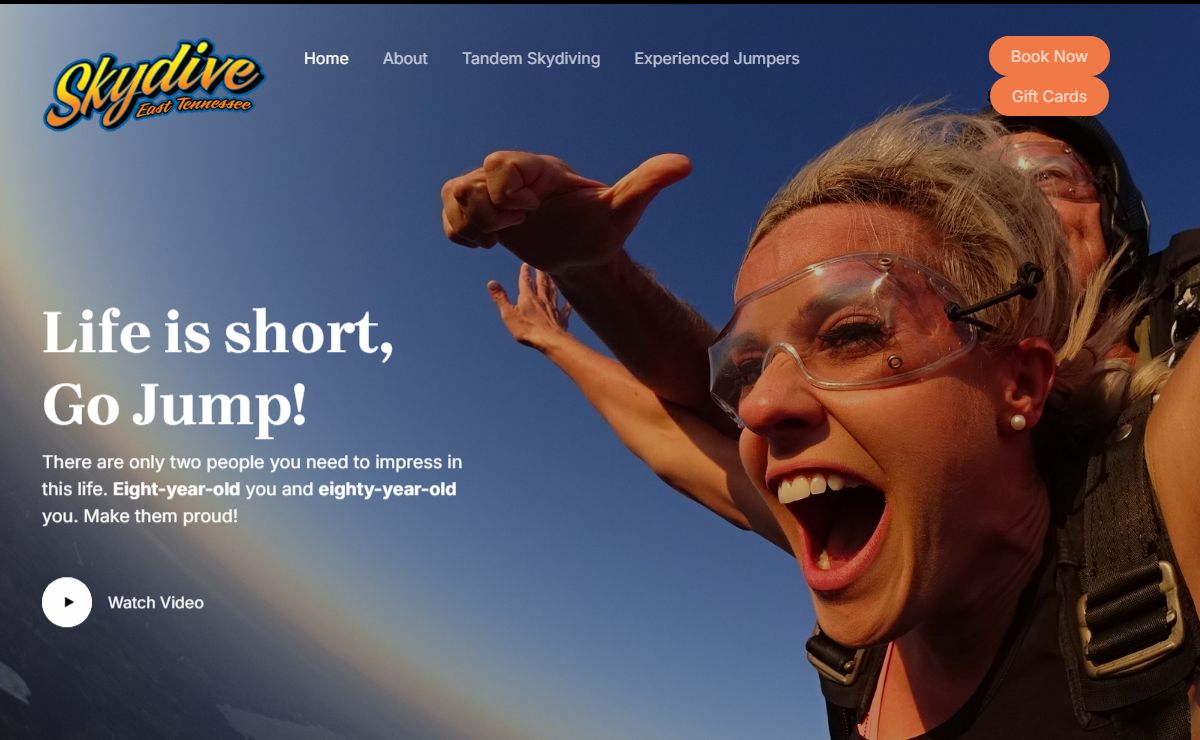 Skydive East Tennessee | Tandem Skydiving