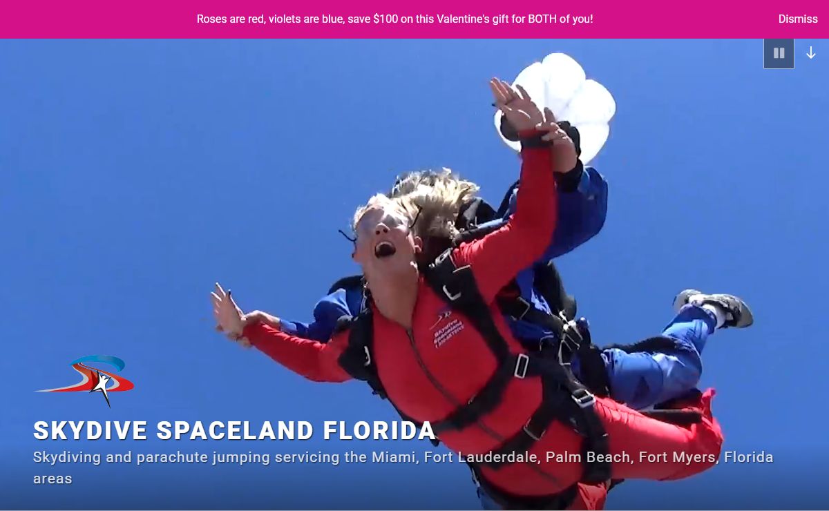 Home: Skydive Spaceland in South Florida (Miami, Fort Lauderdale, Fort Myers, Palm Beach)