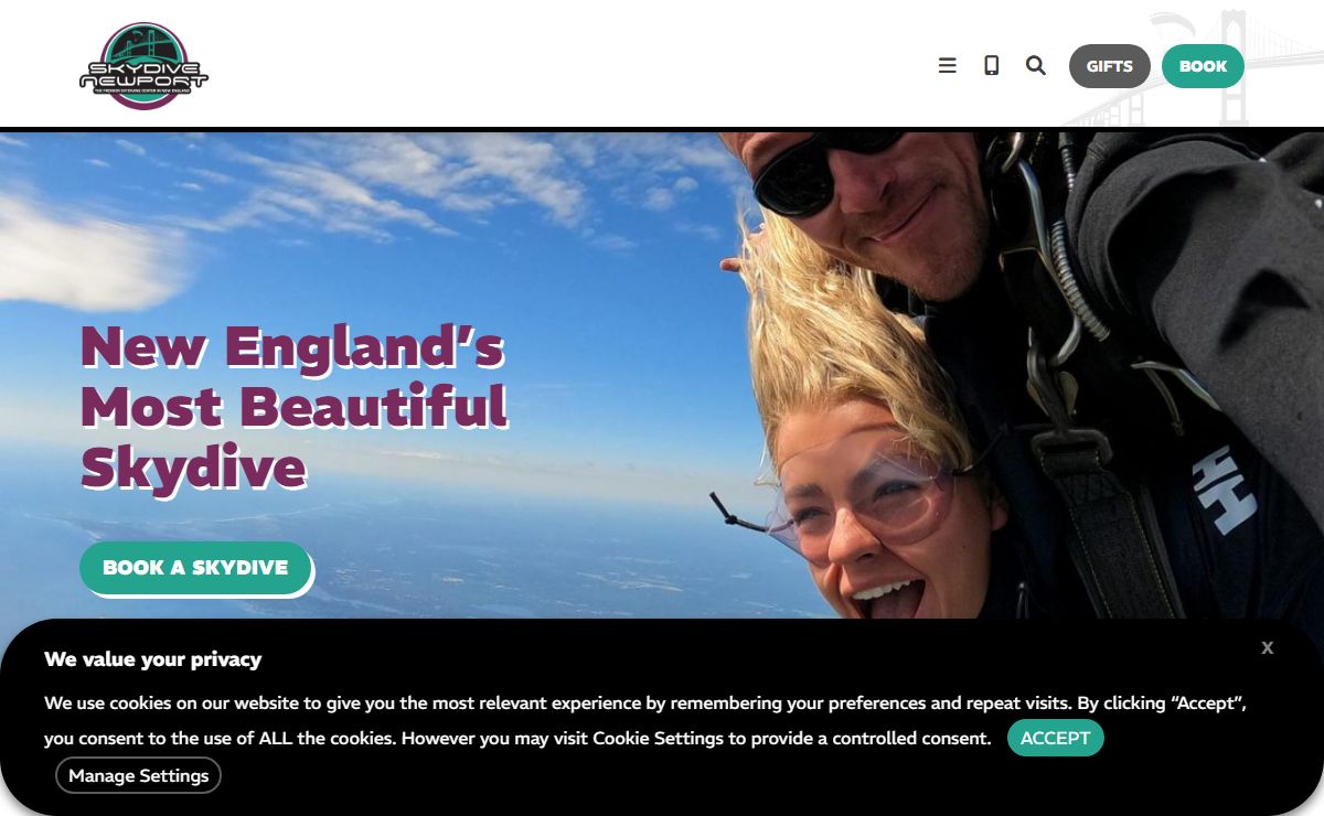 Skydive Newport | Skydiving Boston & New England