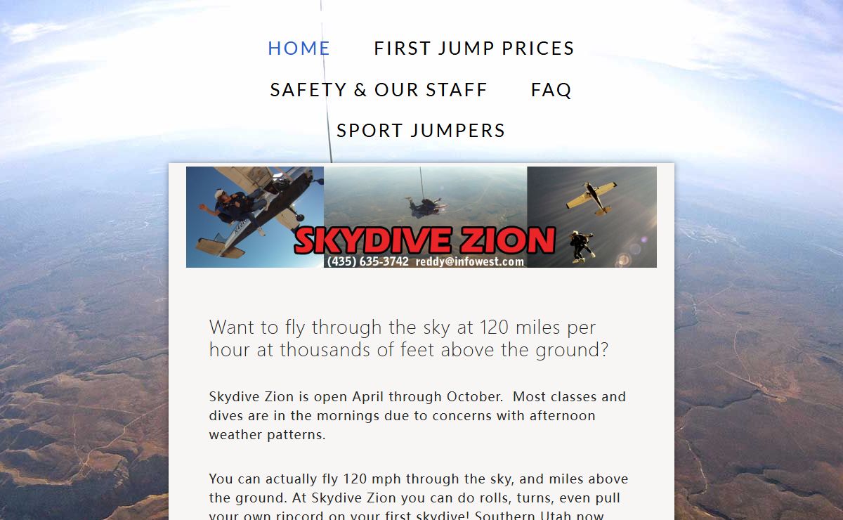 Skydive Zion
