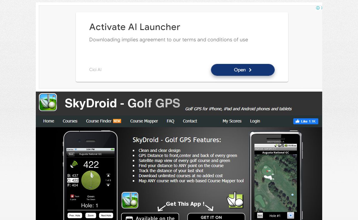 SkyDroid - Golf GPS