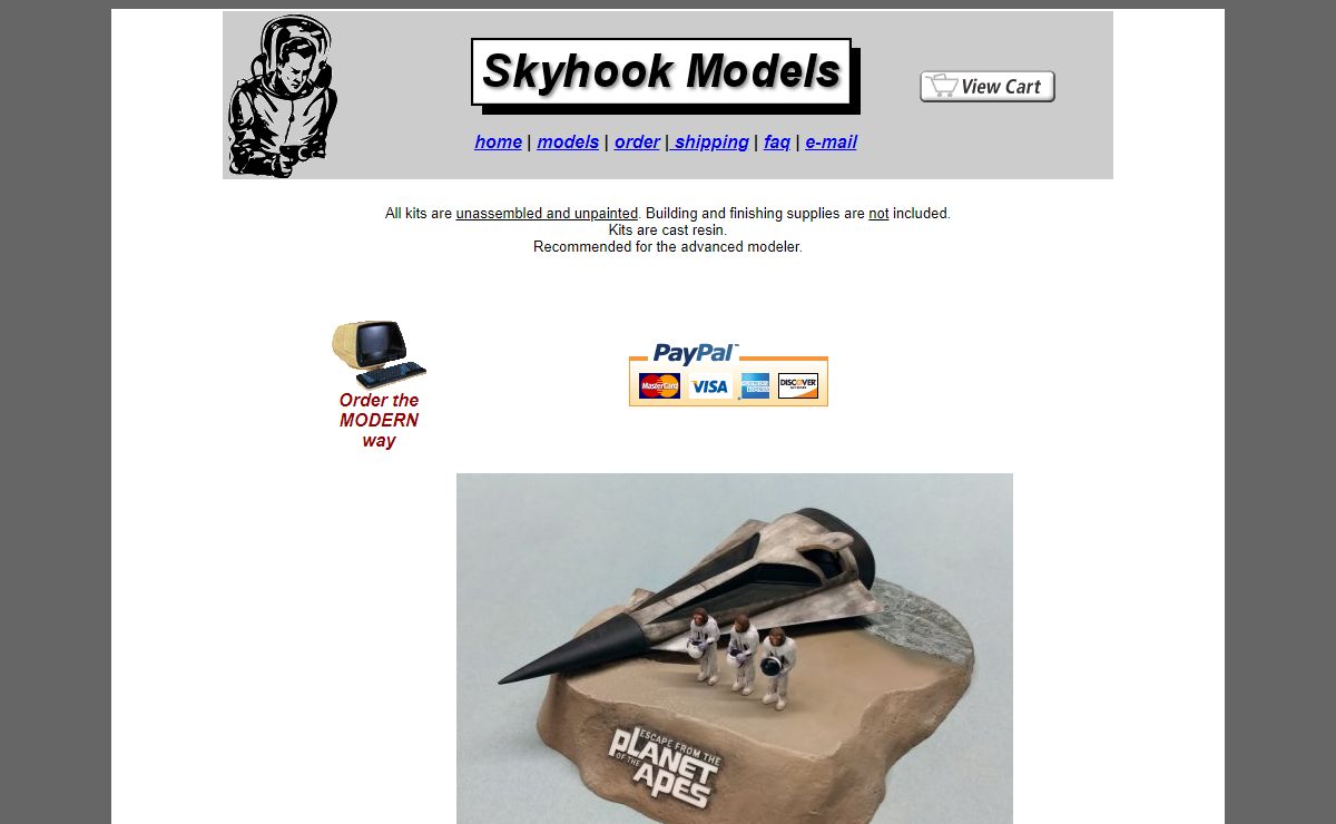 Skyhook Models -Science Fiction Resin Kits-