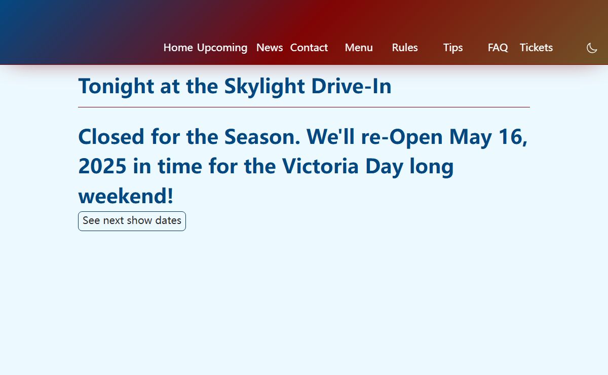 Home | Skylight Drive-In