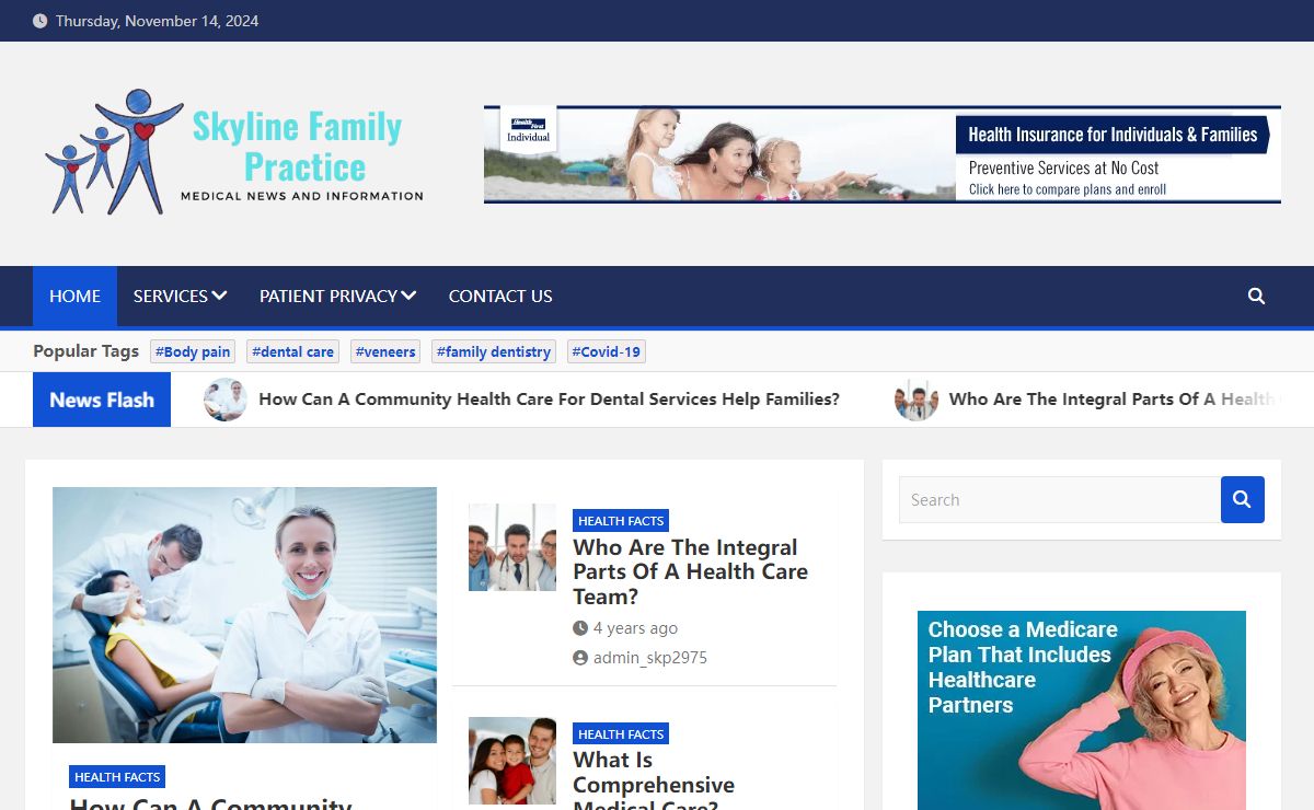 Skyline Family Practice - Medical News and Information