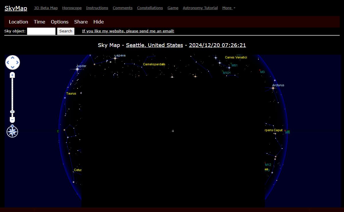 Sky Map Online