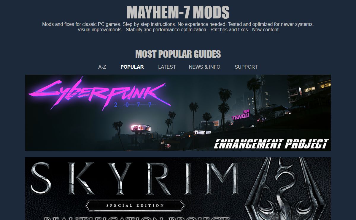 MayheM-7 Mods