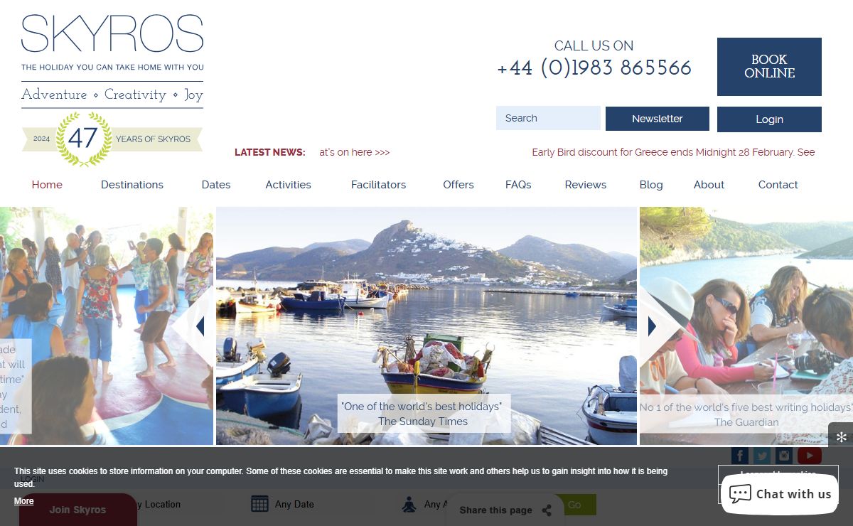 Skyros | the holiday you take home with you
