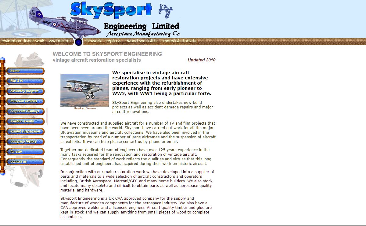 Aircraft Restoration by SkySport Engineering