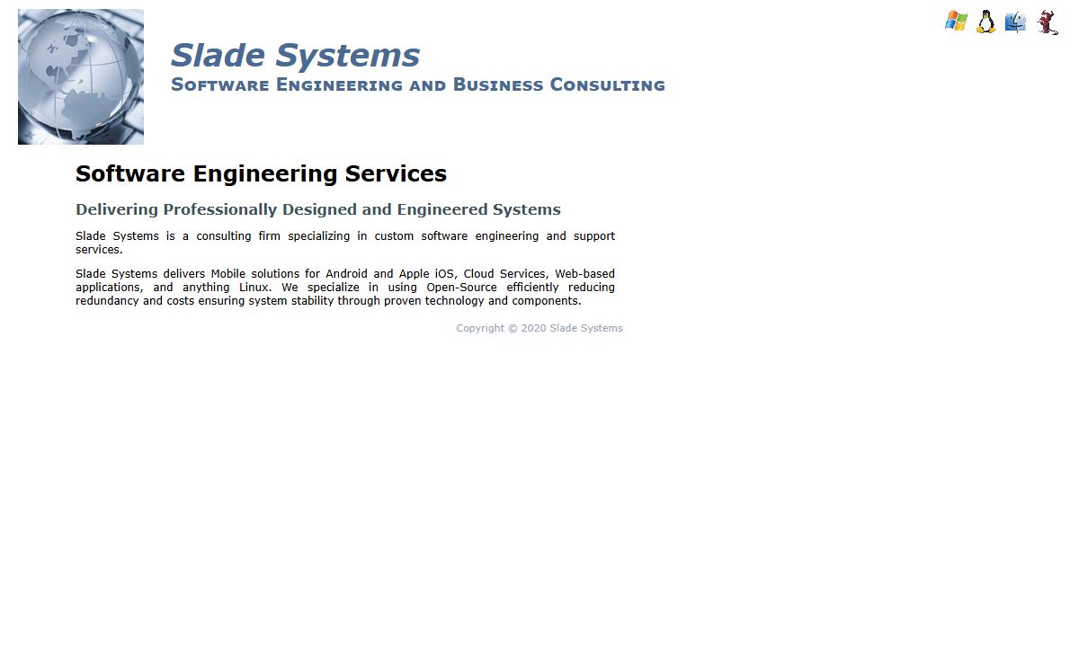 Software Engineering, Programming, Consulting : Slade Systems
