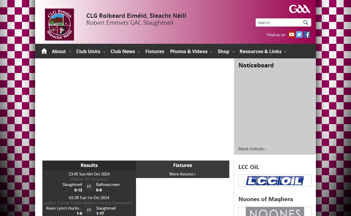 CLG Roibeard Eiméid, Sleacht Néill