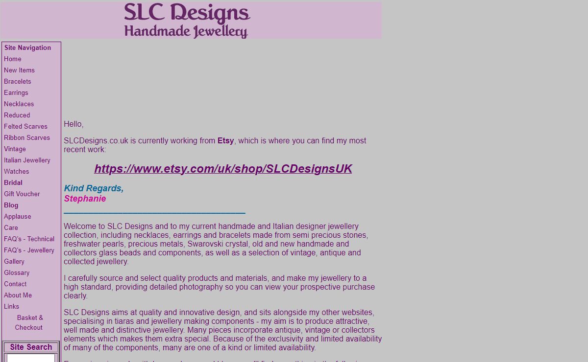 SLC Designs; Innovative, Unusual, Beautiful One of a Kind Jewellery