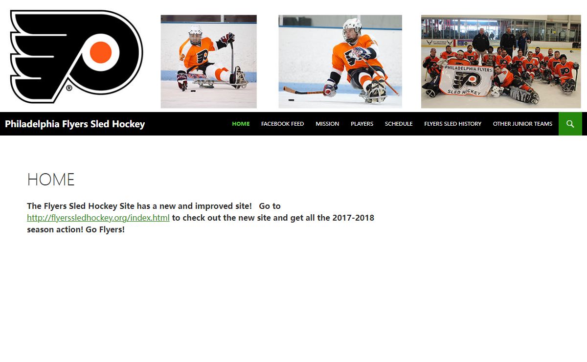 Philadelphia Flyers Sled Hockey