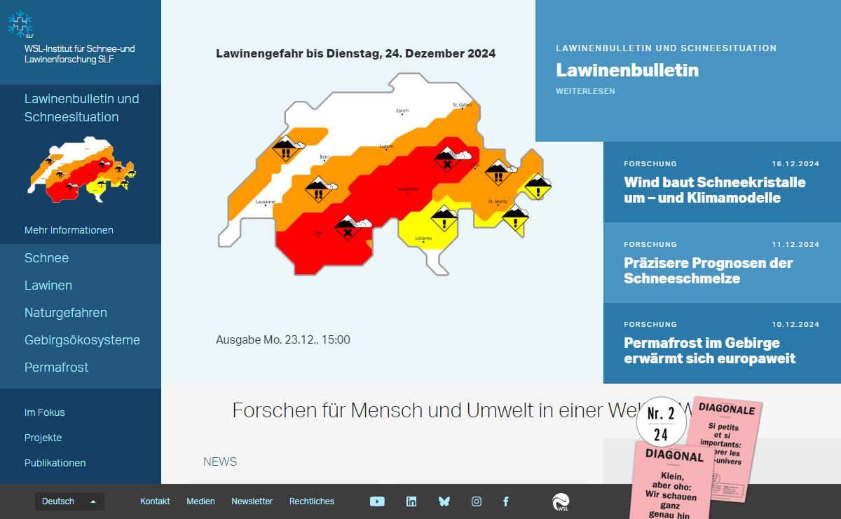 WSL-Institut für Schnee- und Lawinenforschung SLF