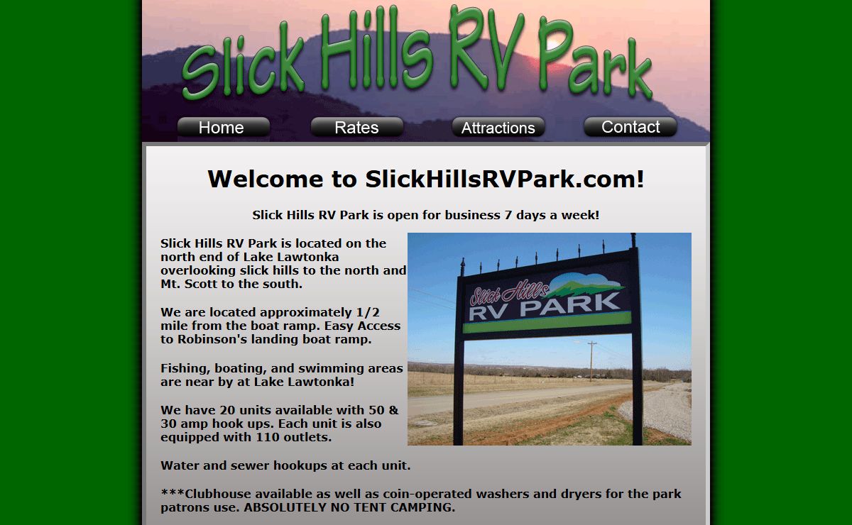 Slick Hills RV Park - Lawton, OK