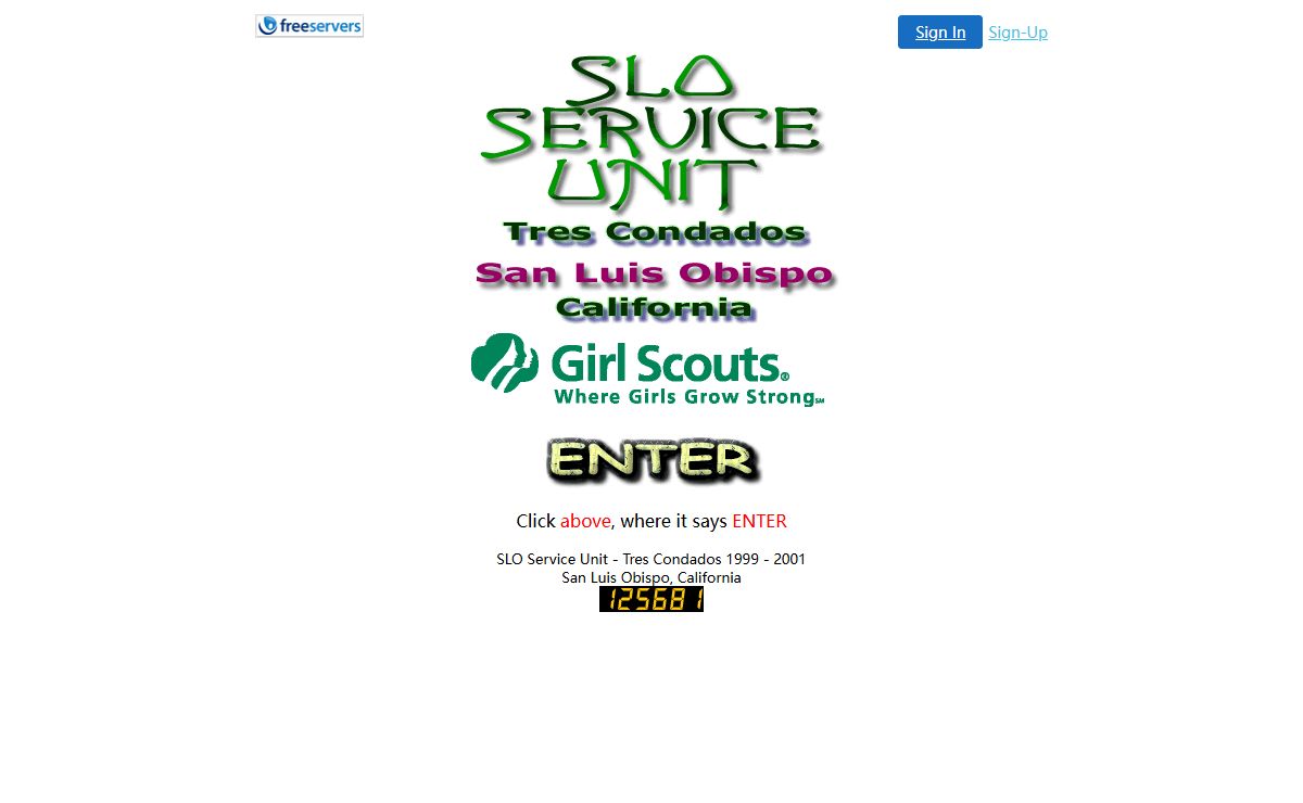 SLO Service Unit Tres Condados Girl Scouts San Luis Obispo