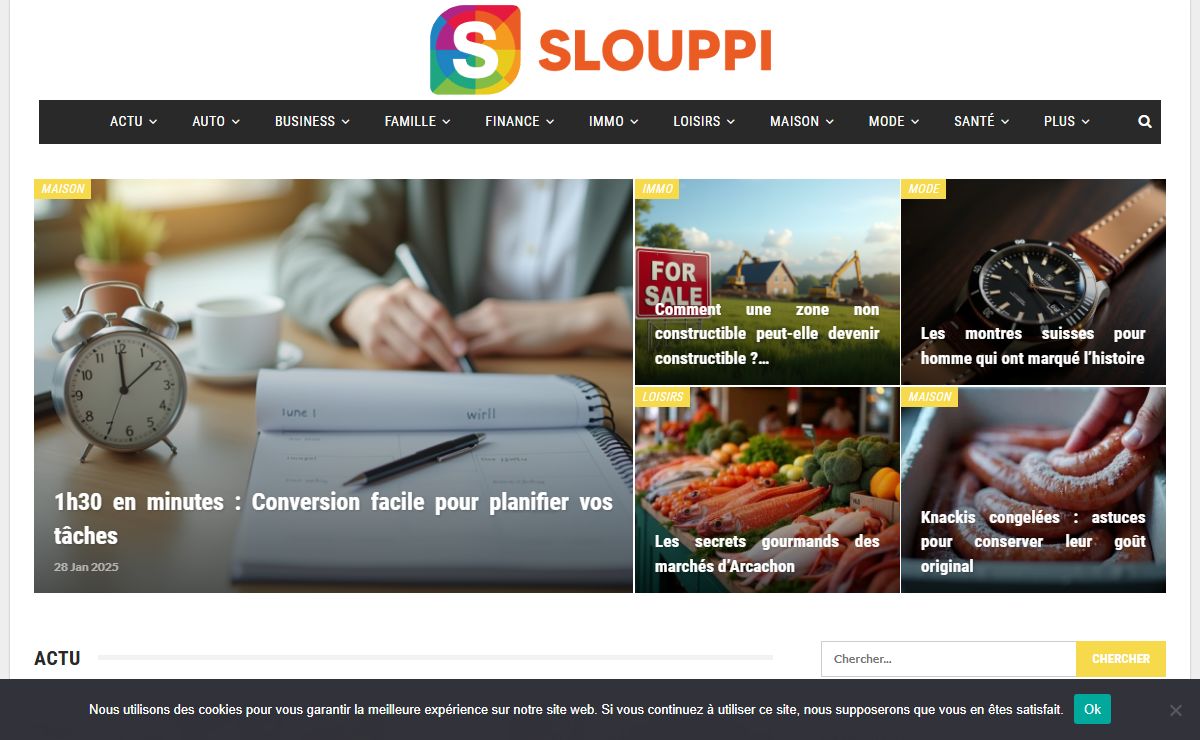 Slouppi : l'actualité récente