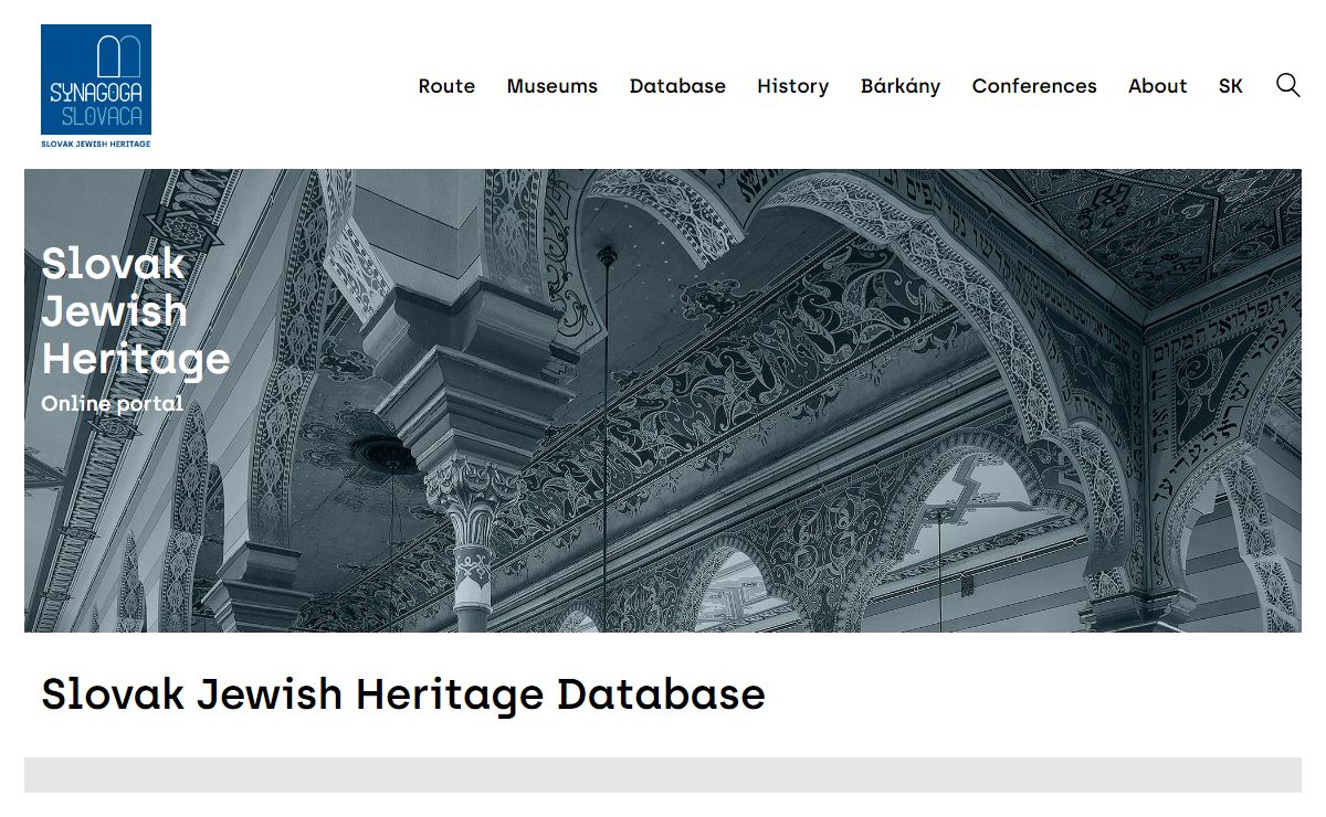 Home - Slovak Jewish Heritage