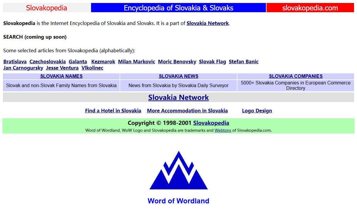 Slovakopedia - The Internet Encyclopedia of Slovakia and Slovaks