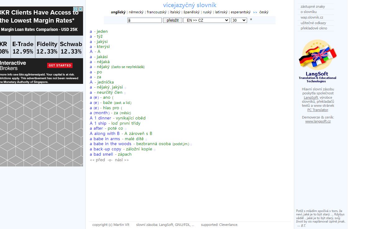 slovnik.cz - Multilingual Dictionary