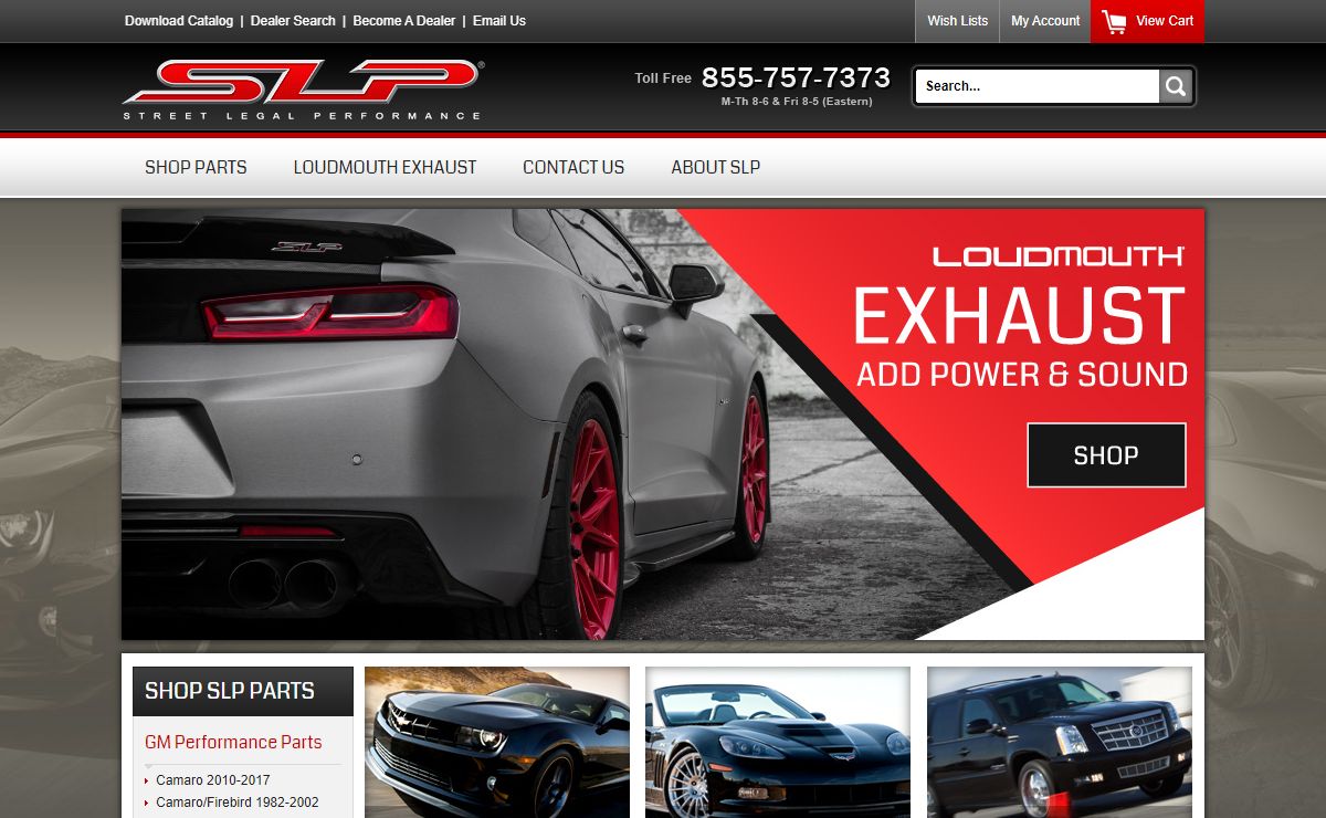 Performance Parts for Camaro, Mustang, Challenger, and More from SLP