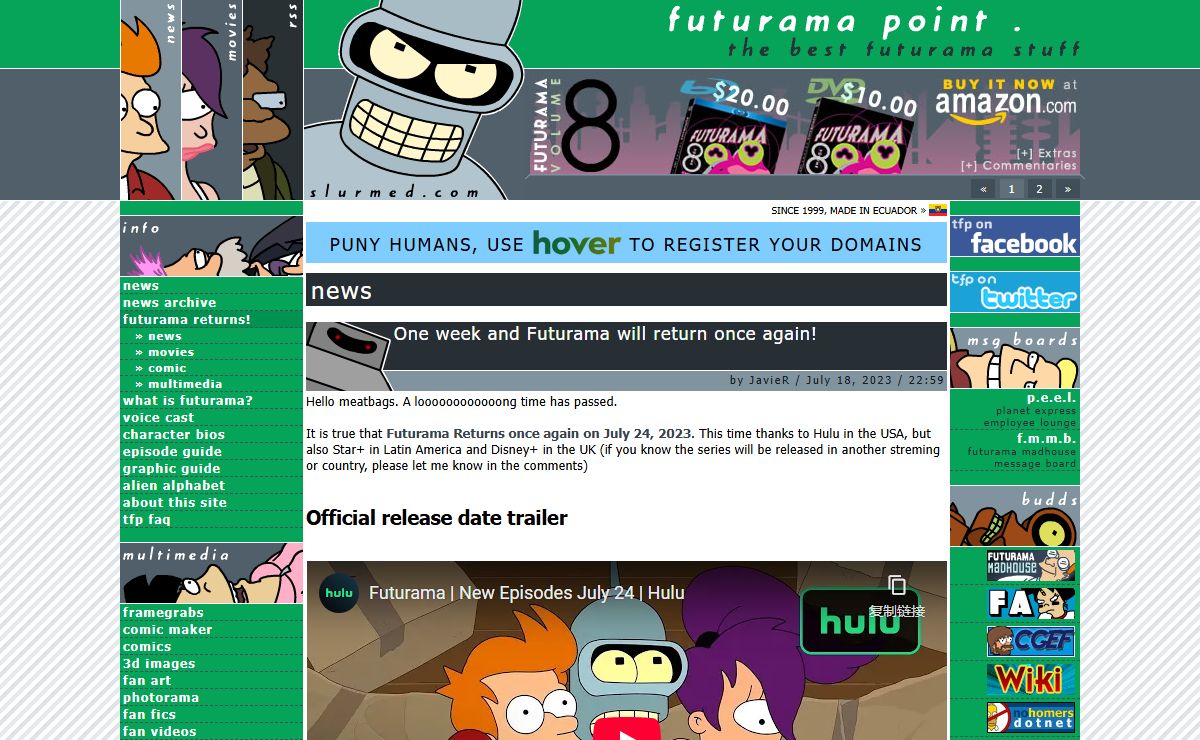 futurama point . news