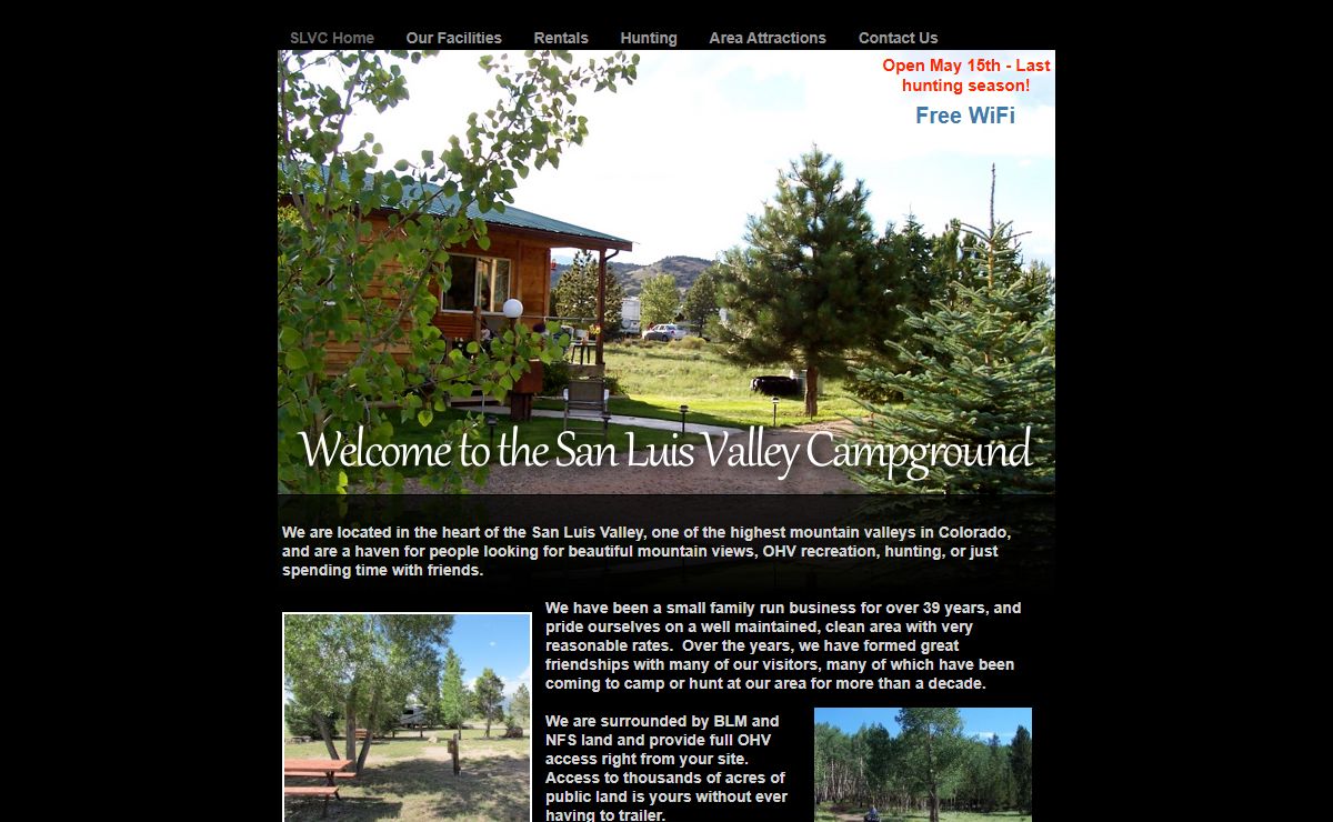 Welcome to the San Luis Valley Campground