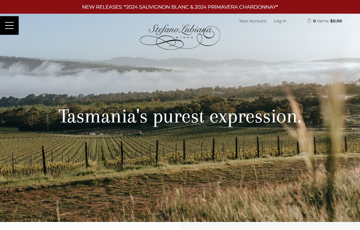 Stefano Lubiana Wines - Homepage