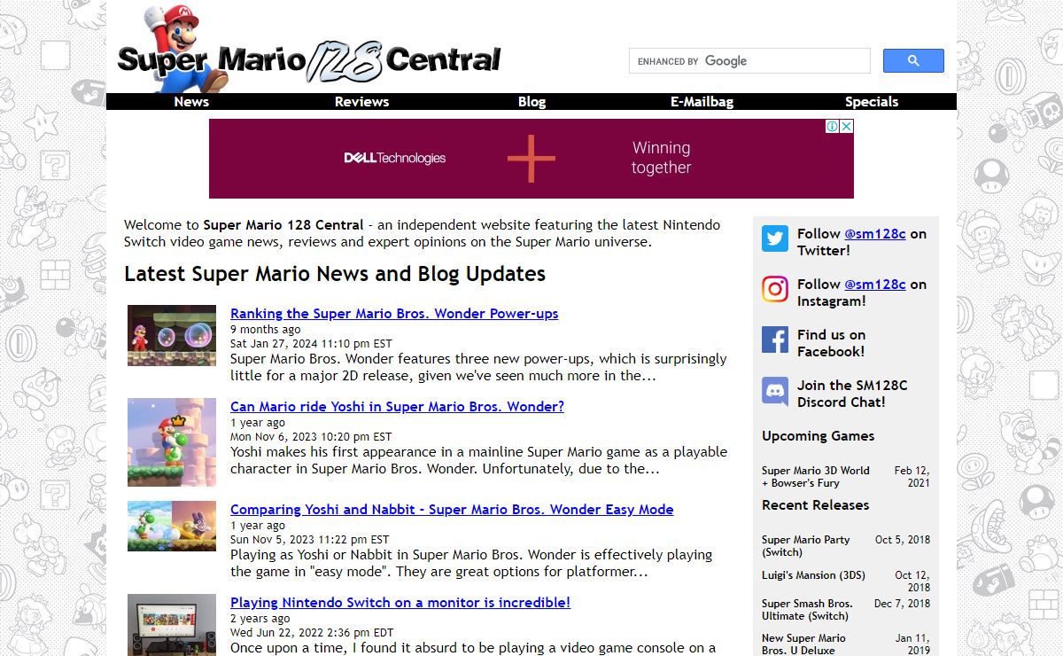 Super Mario 128 Central | an unremarkable super mario blog