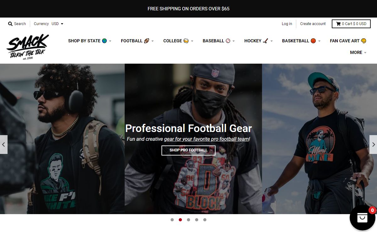High-Quality, Unique College & Pro Sports Apparel | Don't Wear Boring – Smack Apparel