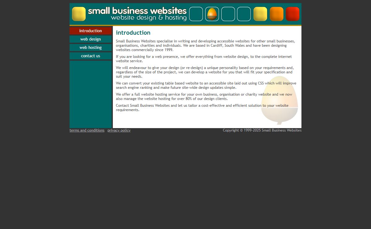 Small Business Websites - introduction