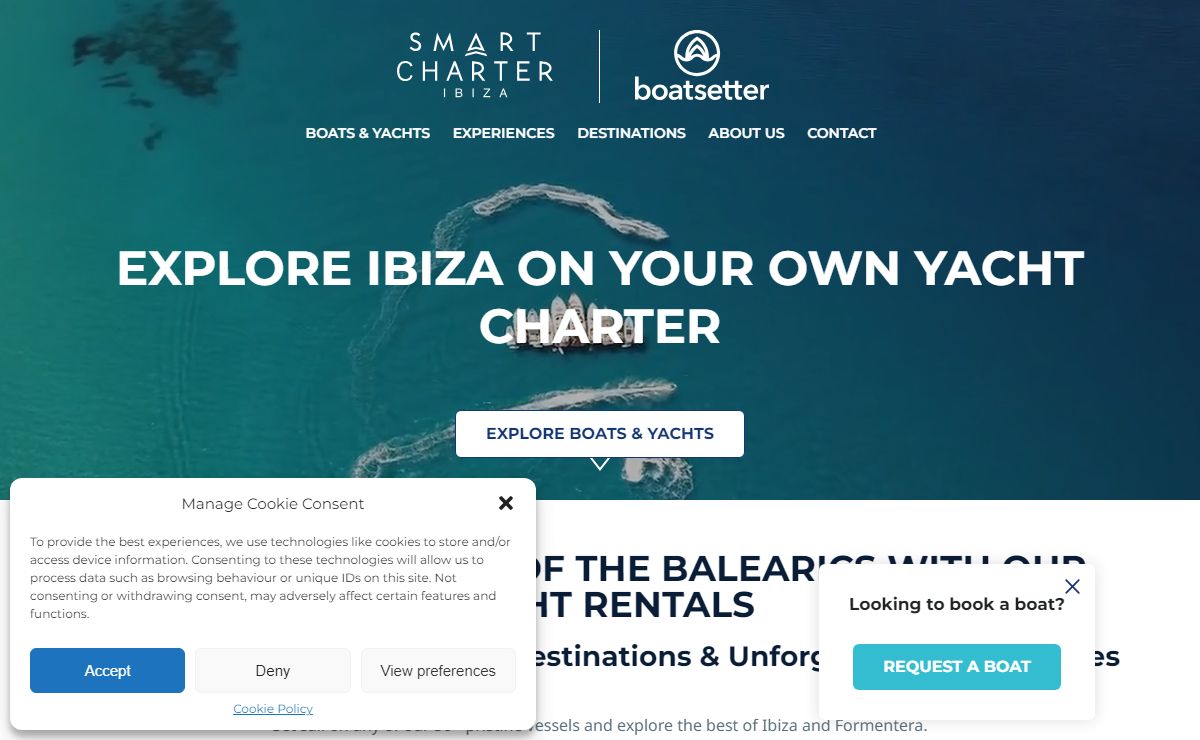 Boat Hire Ibiza And Yacht Rental | Smart Charter Ibiza