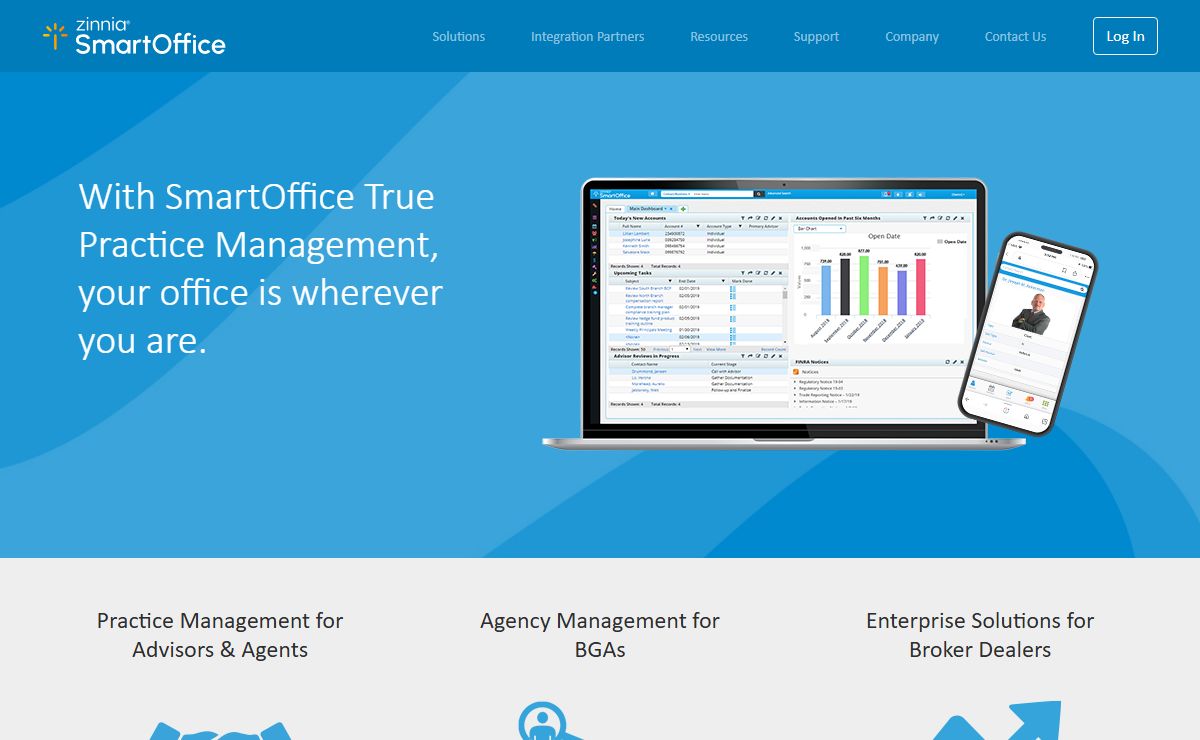 SmartOffice: Cloud-Based CRM and AMS for Advisors and Agents
