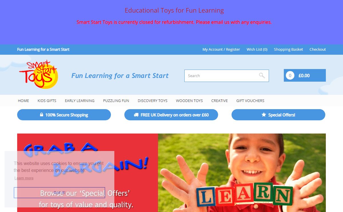 Children’s Educational Toys and Games Shop - Smart Start Toys