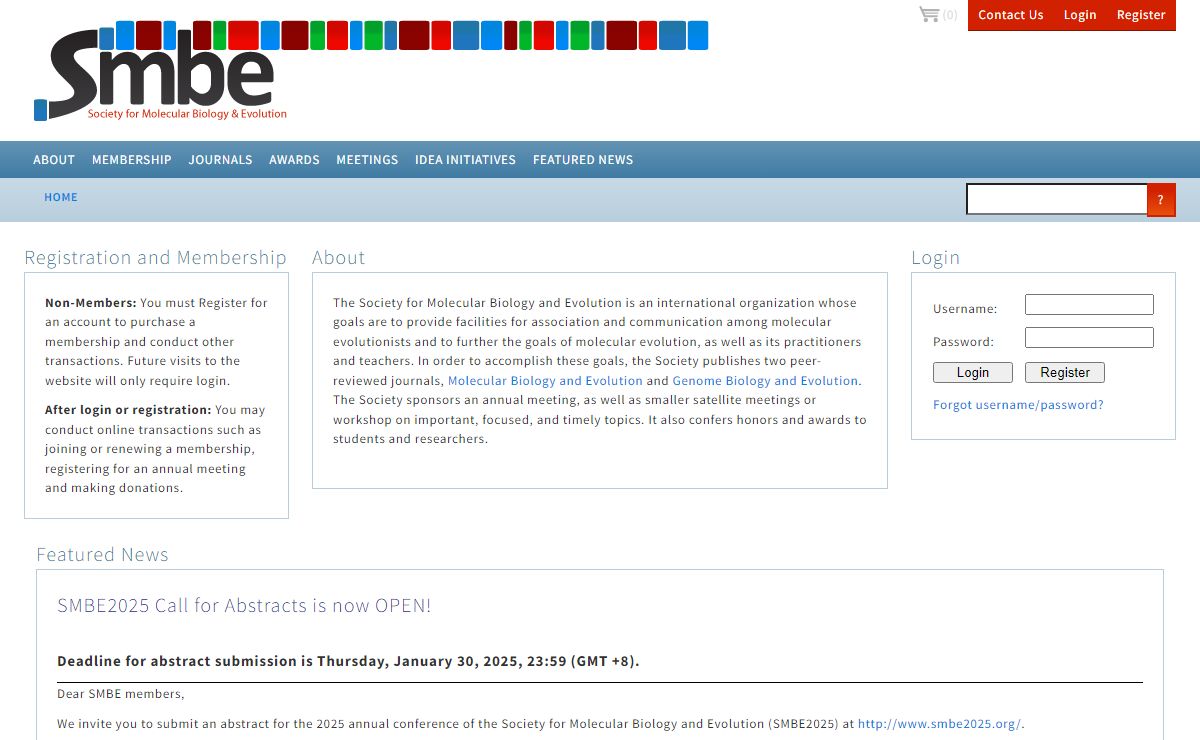 The Society for Molecular Biology & Evolution > HOME