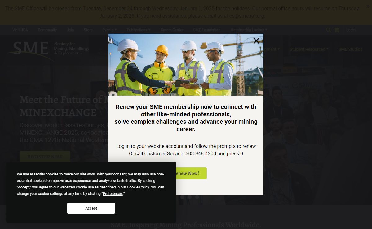 Home - Society for Mining, Metallurgy & Exploration