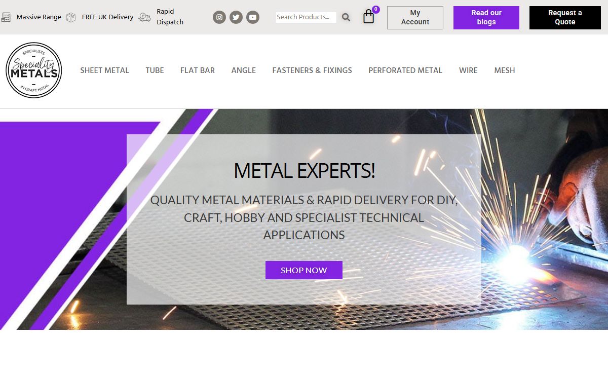 Home - Speciality Metals