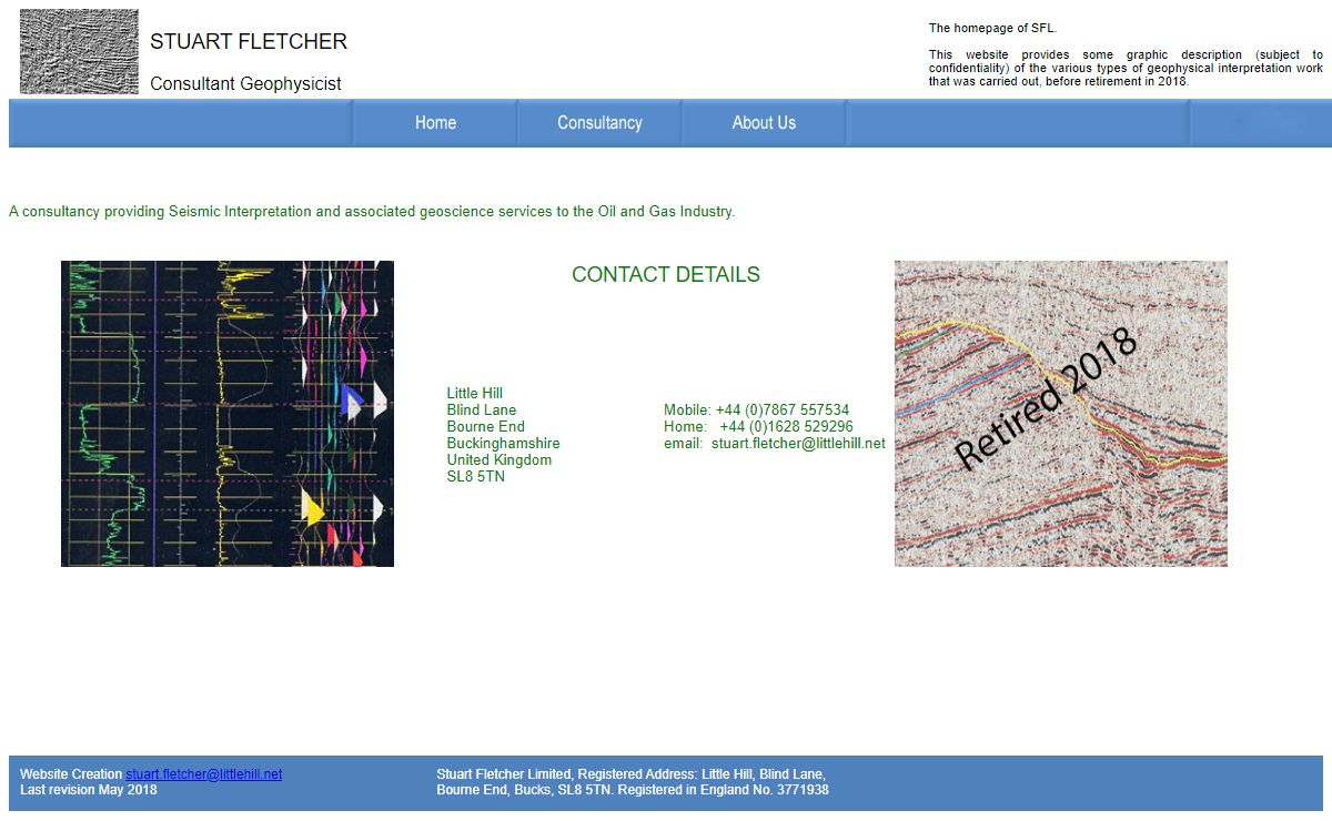 Stuart Fletcher, Geophysical Consultant