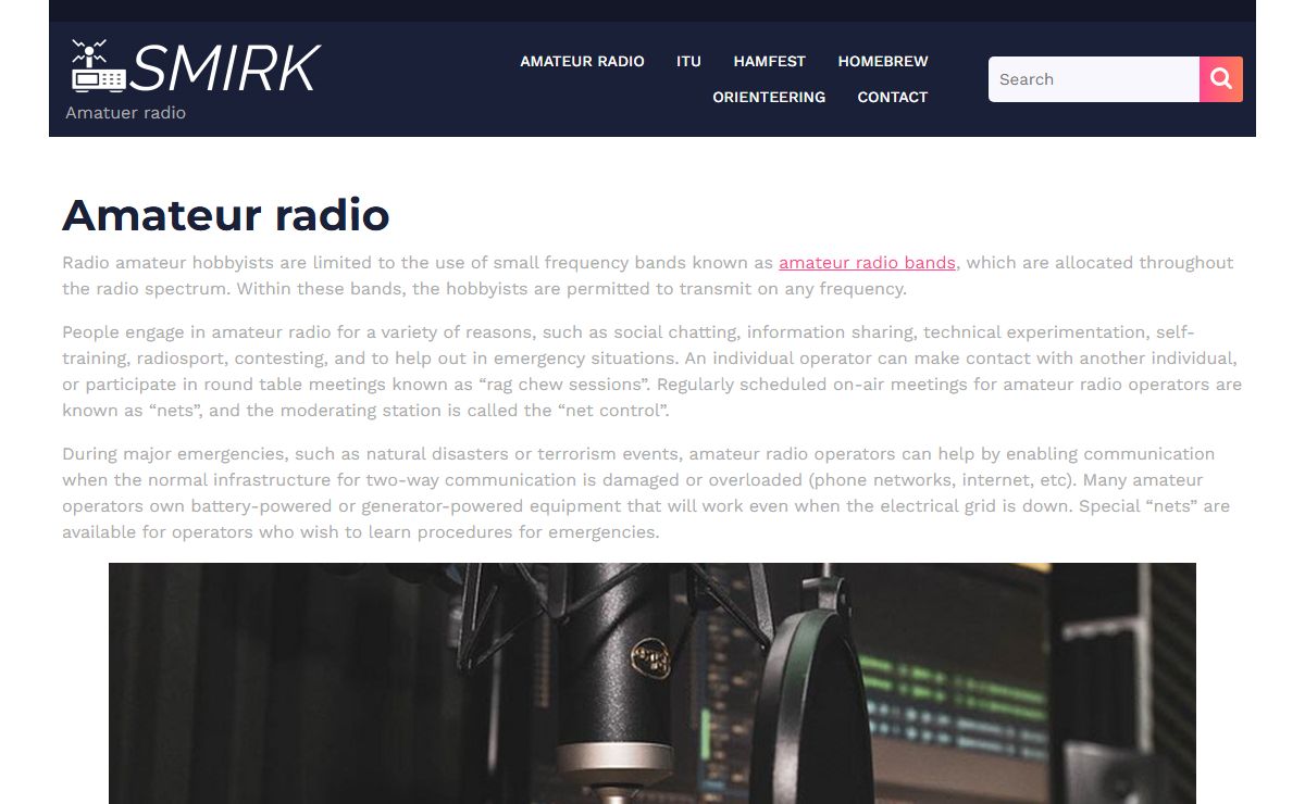 Amateur radio - Smirk