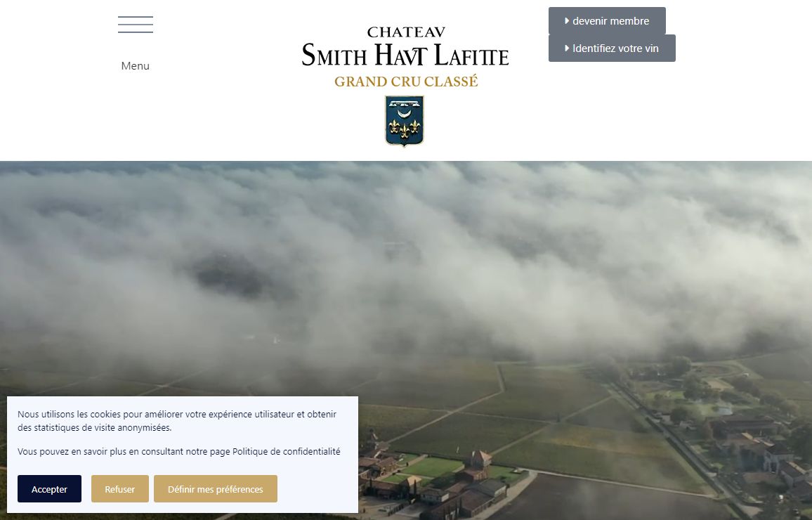 Château Smith Haut Lafitte, Grand Cru Classé, Pessac-Léognan.