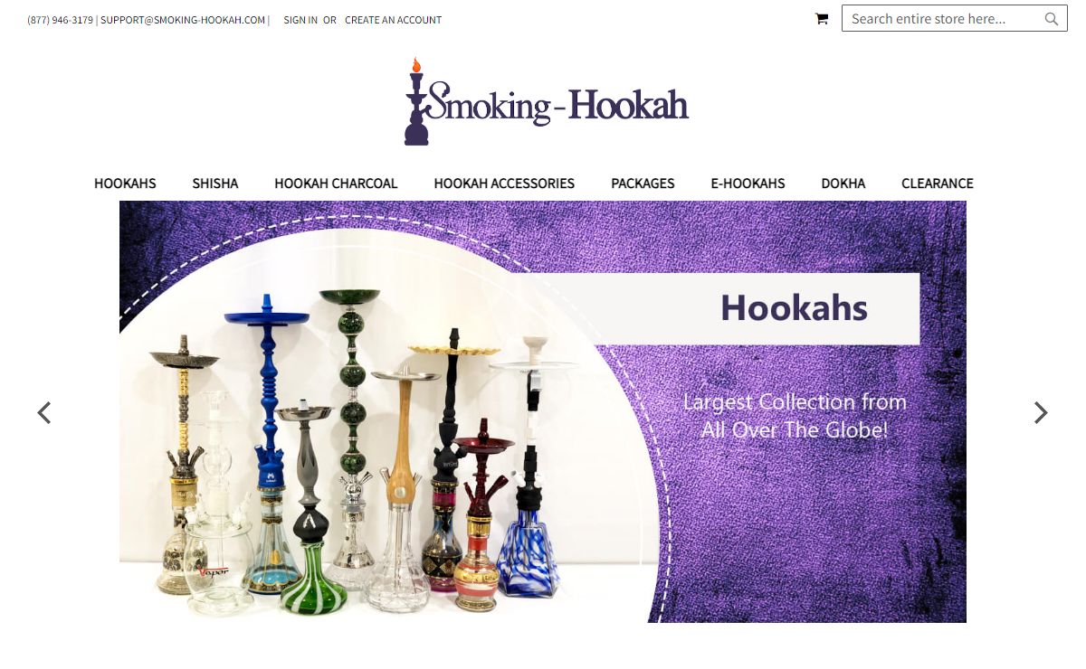 Buy Hookah, Hookahs & Shisha Tobacco at Smoking-Hookah.com