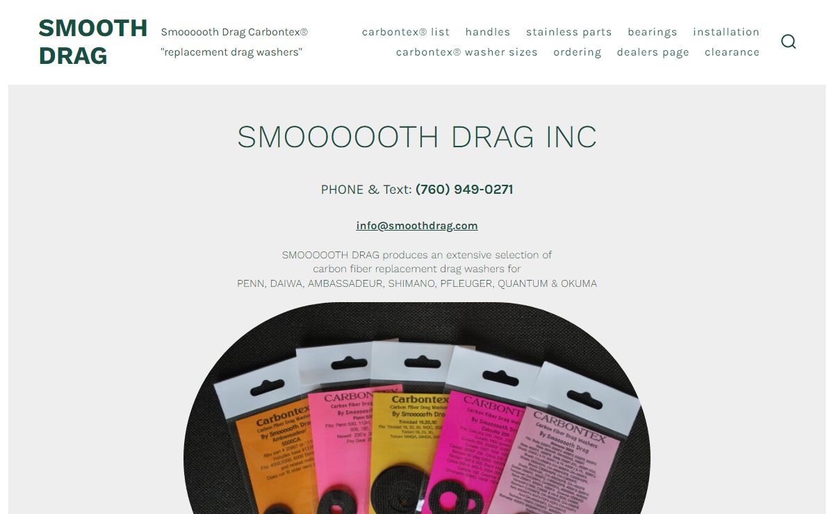 SMOOTH DRAG – Smoooooth Drag Carbontex® "replacement drag washers"