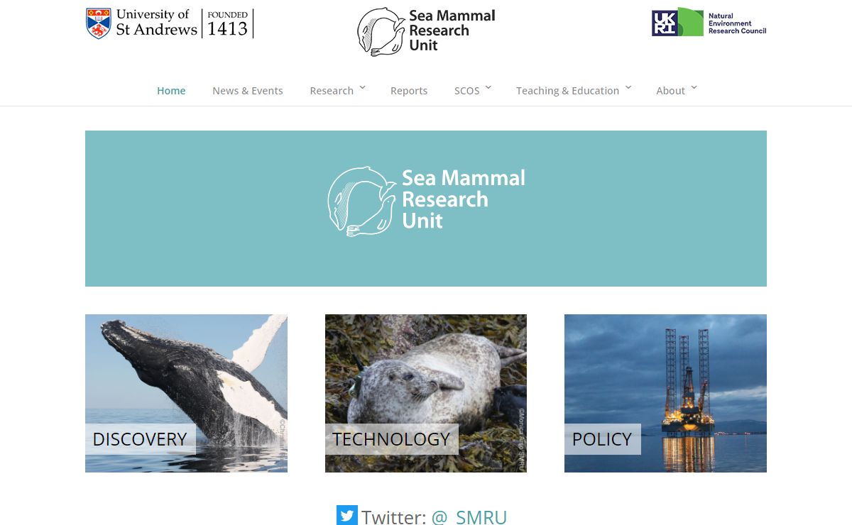 SMRU | Sea Mammal Research Unit