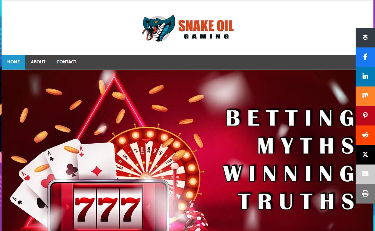 Snake Oil Gaming | Betting Myths, Winning Truths