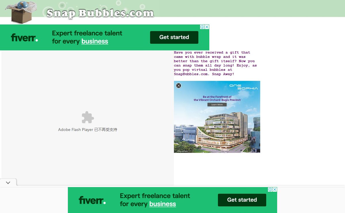 SnapBubbles.com - Virtual Bubble Wrap
