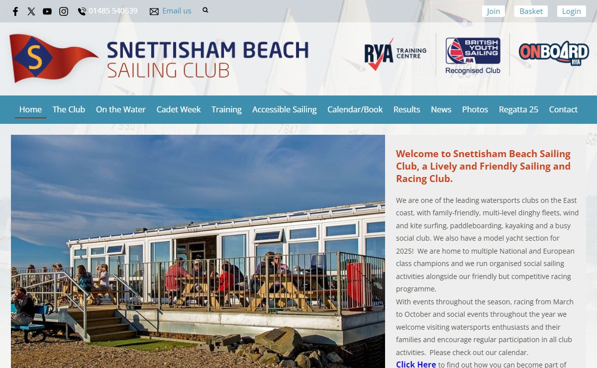 Home : Snettisham Beach Sailing Club