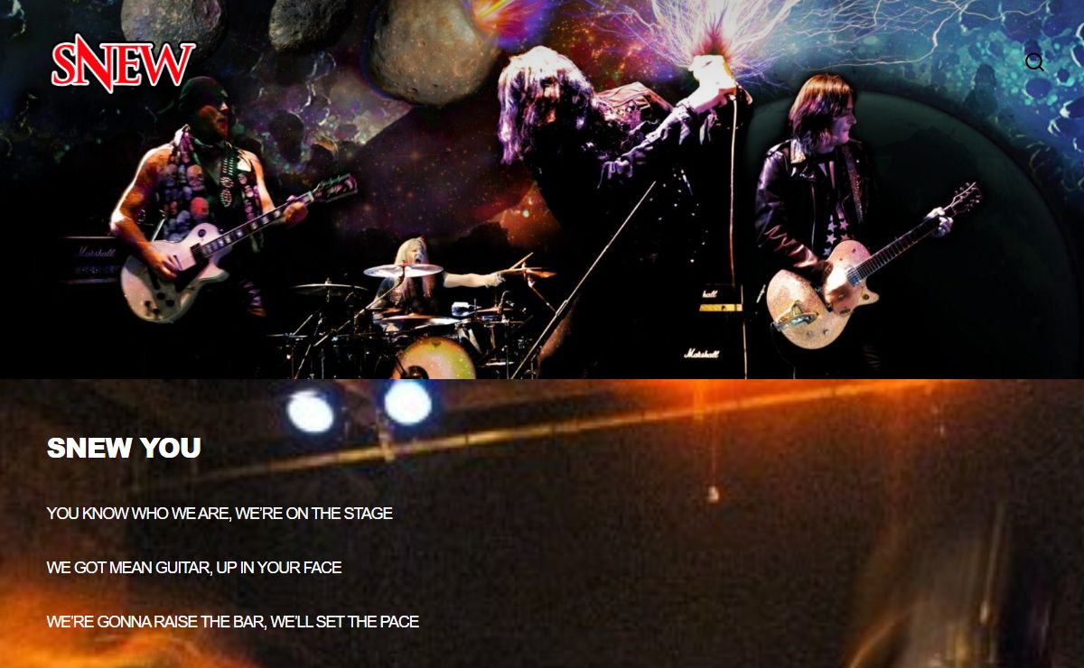 SNEW site – Snew – American Hard Rock