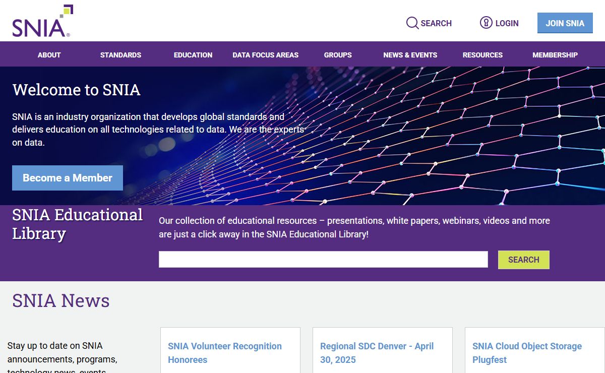 SNIA | Experts on Data