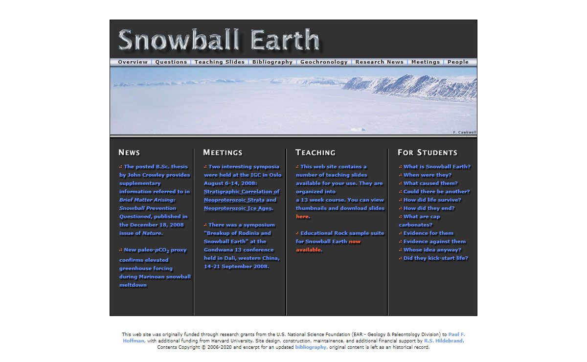 SNOWBALL EARTH